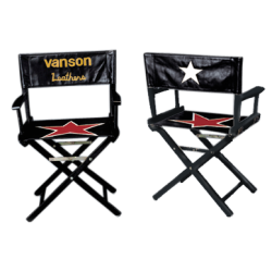 LEATHER DIRECTOR CHAIR